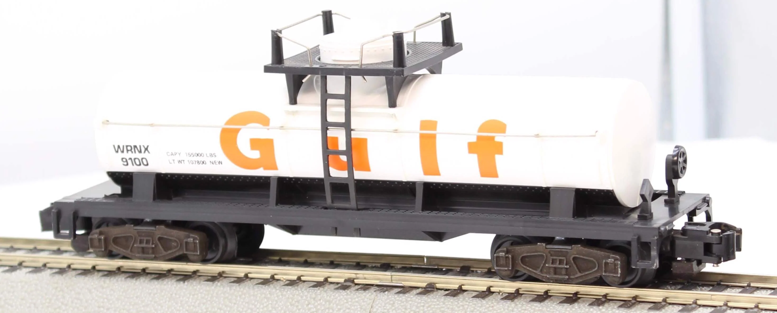 American Flyer 4-9100 GULF Single Dome Tank Car S Scale Used - Image 3