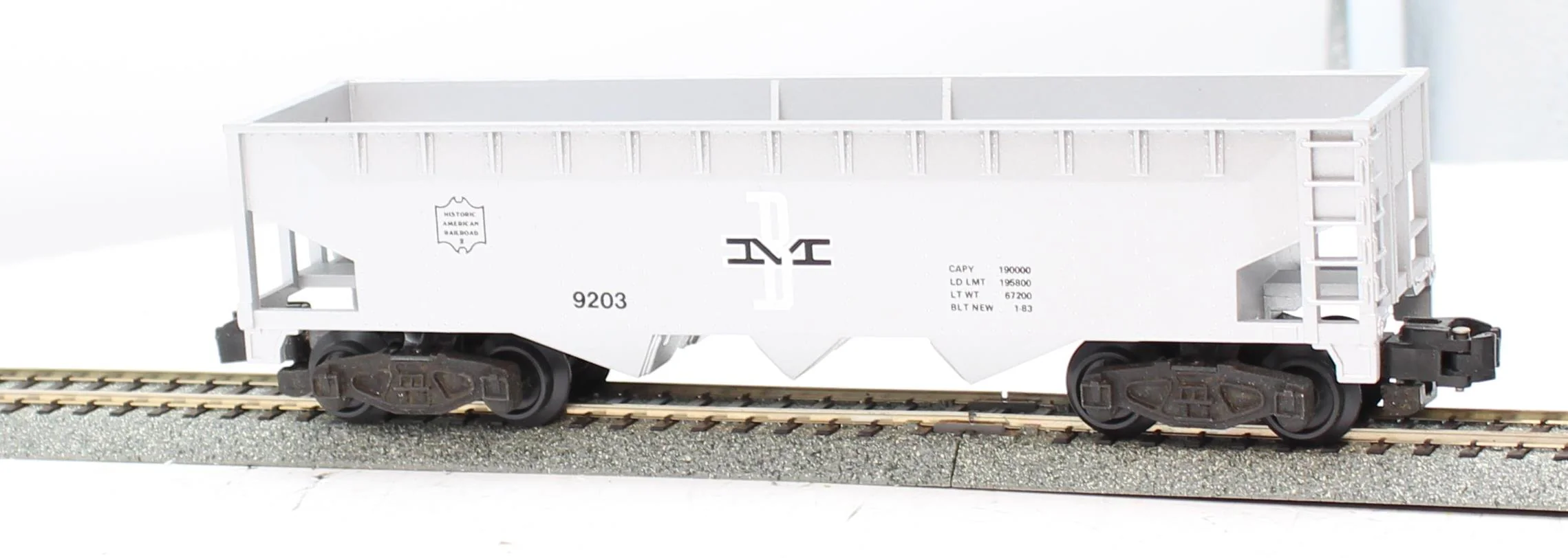 American Flyer 4-9203 BOSTON & MAINE Hopper S Scale Like New - Image 3