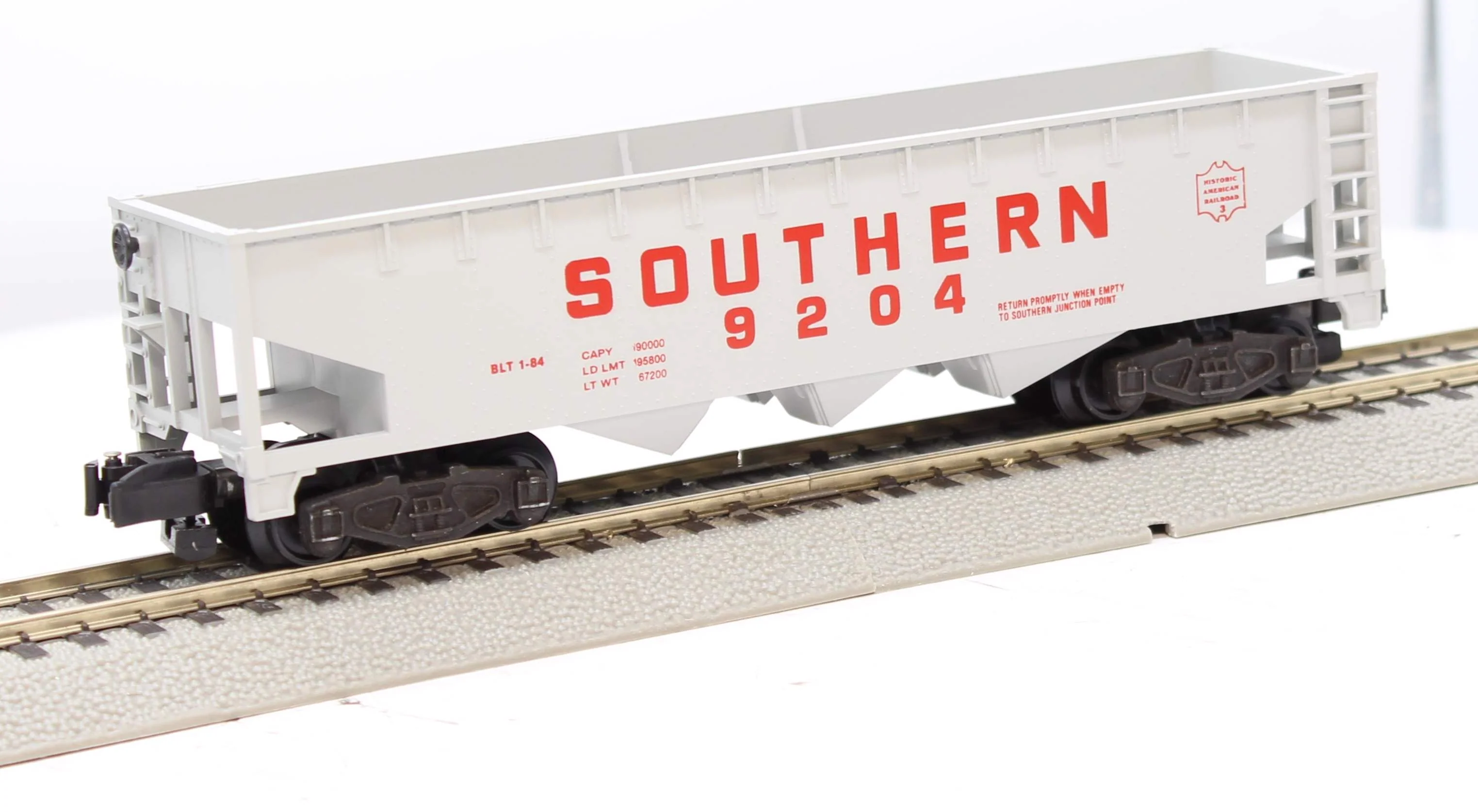 American Flyer 4-9204 SOUTHERN Hopper Car S Scale Like New - Image 6