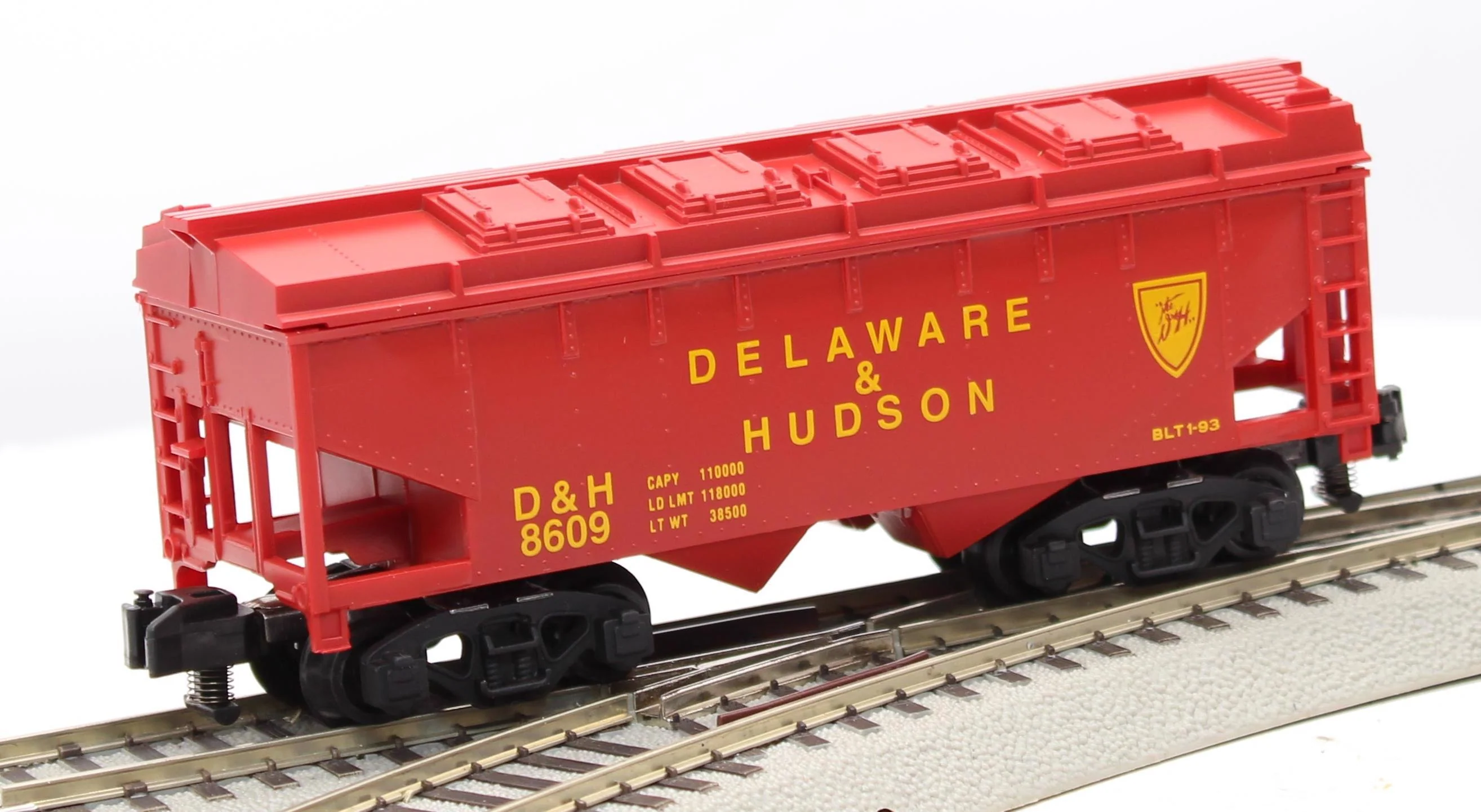 American Flyer 6-48609 DELAWARE AND HUDSON Covered Hopper S Scale Like New - Image 2