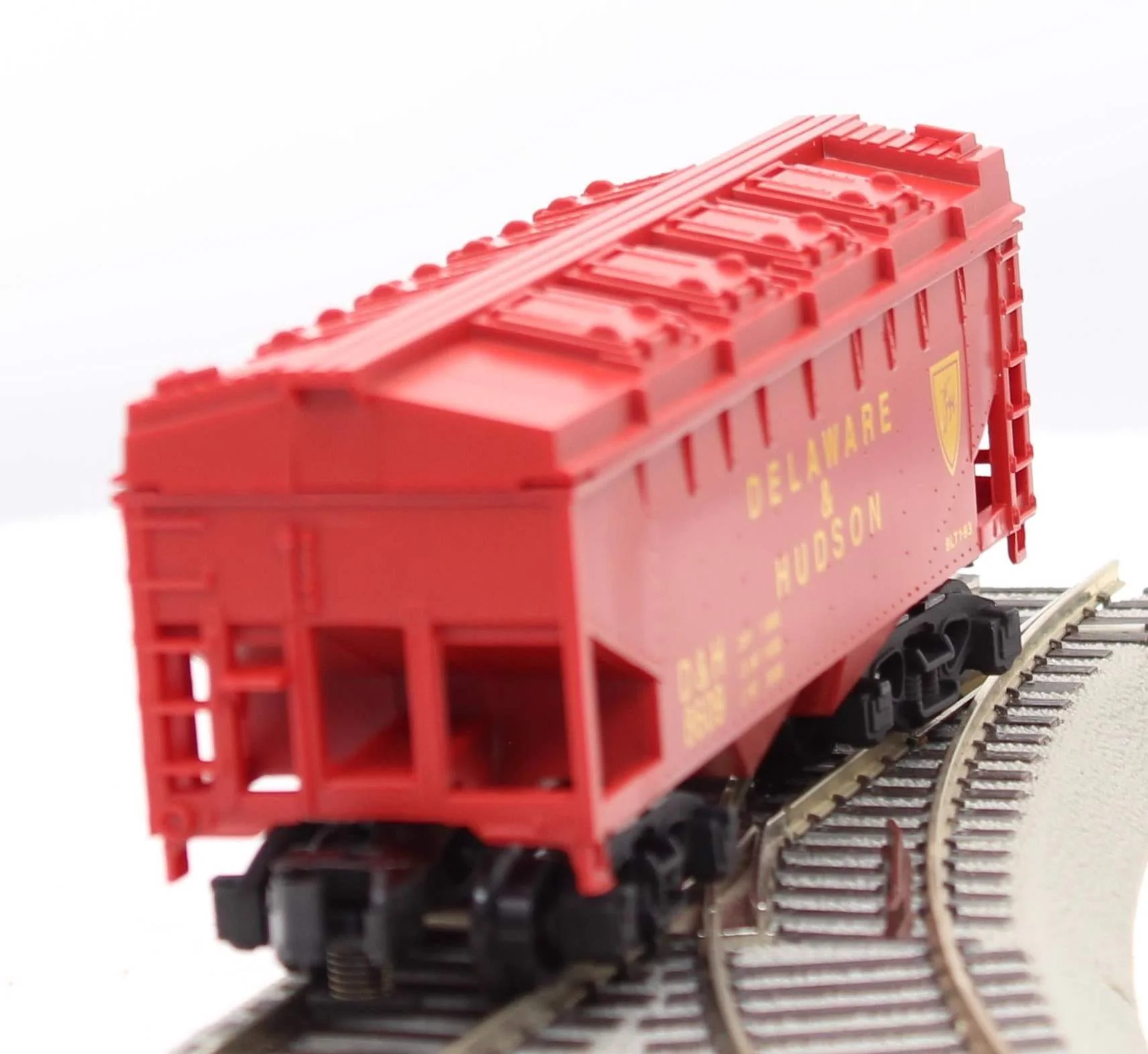 American Flyer 6-48609 DELAWARE AND HUDSON Covered Hopper S Scale Like New - Image 6