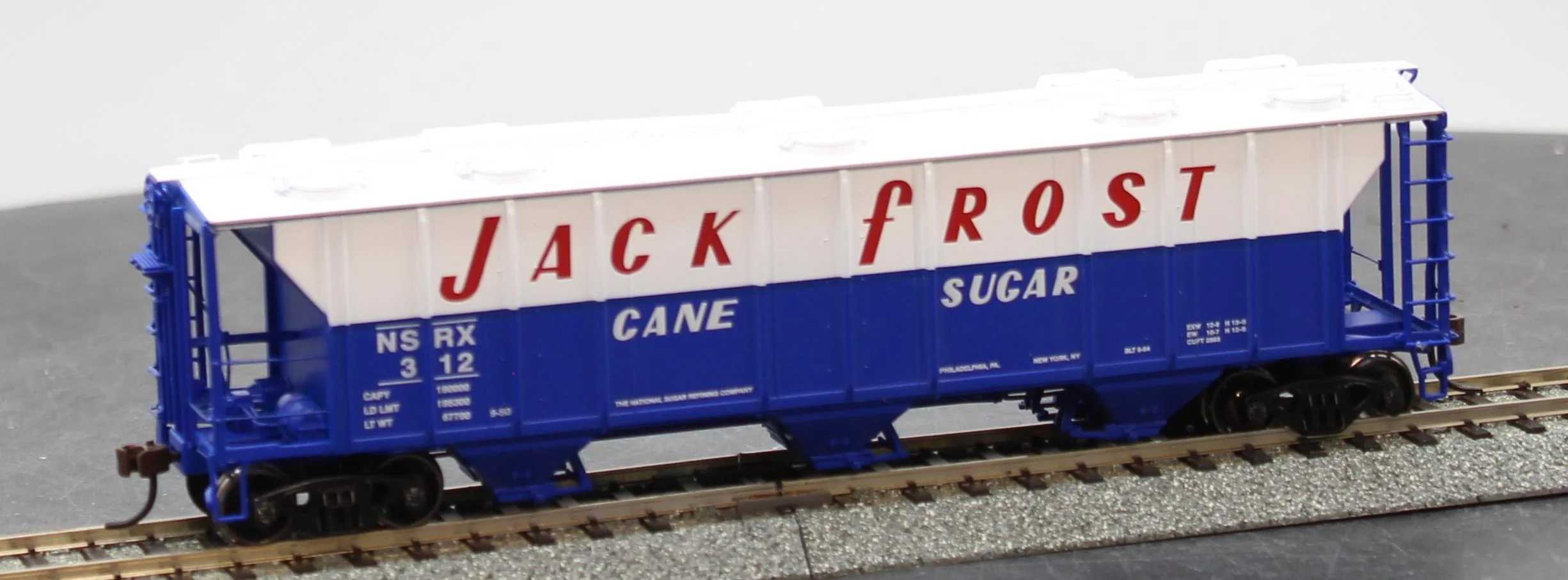 Athearn 93729 HO Scale Jack Frost Sugar PS 2893 Covered Hopper 312 NEW - Image 5