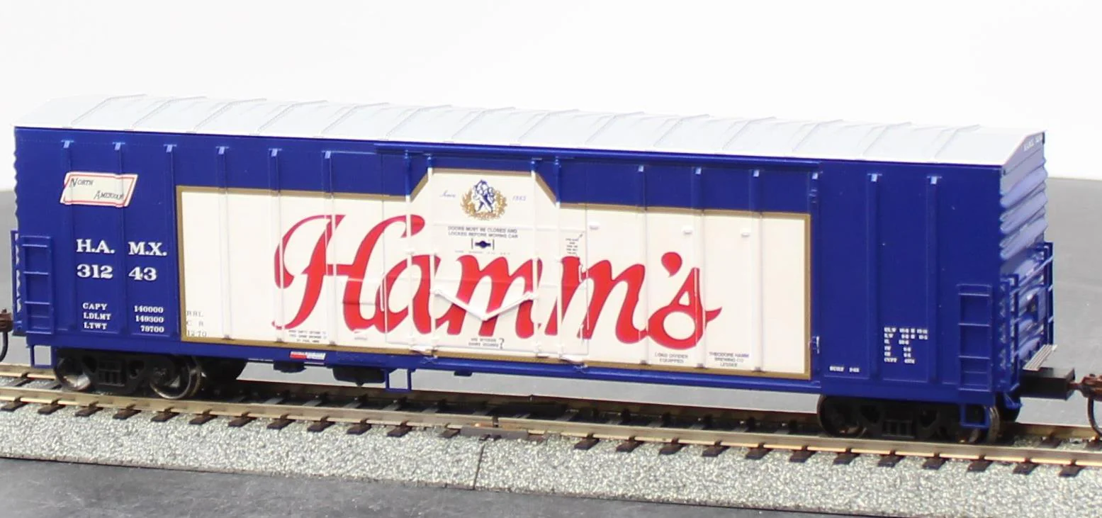 Athearn ATH88157 Hamm's N.A.C.C.50' box car HO SCALE Like New - Image 3
