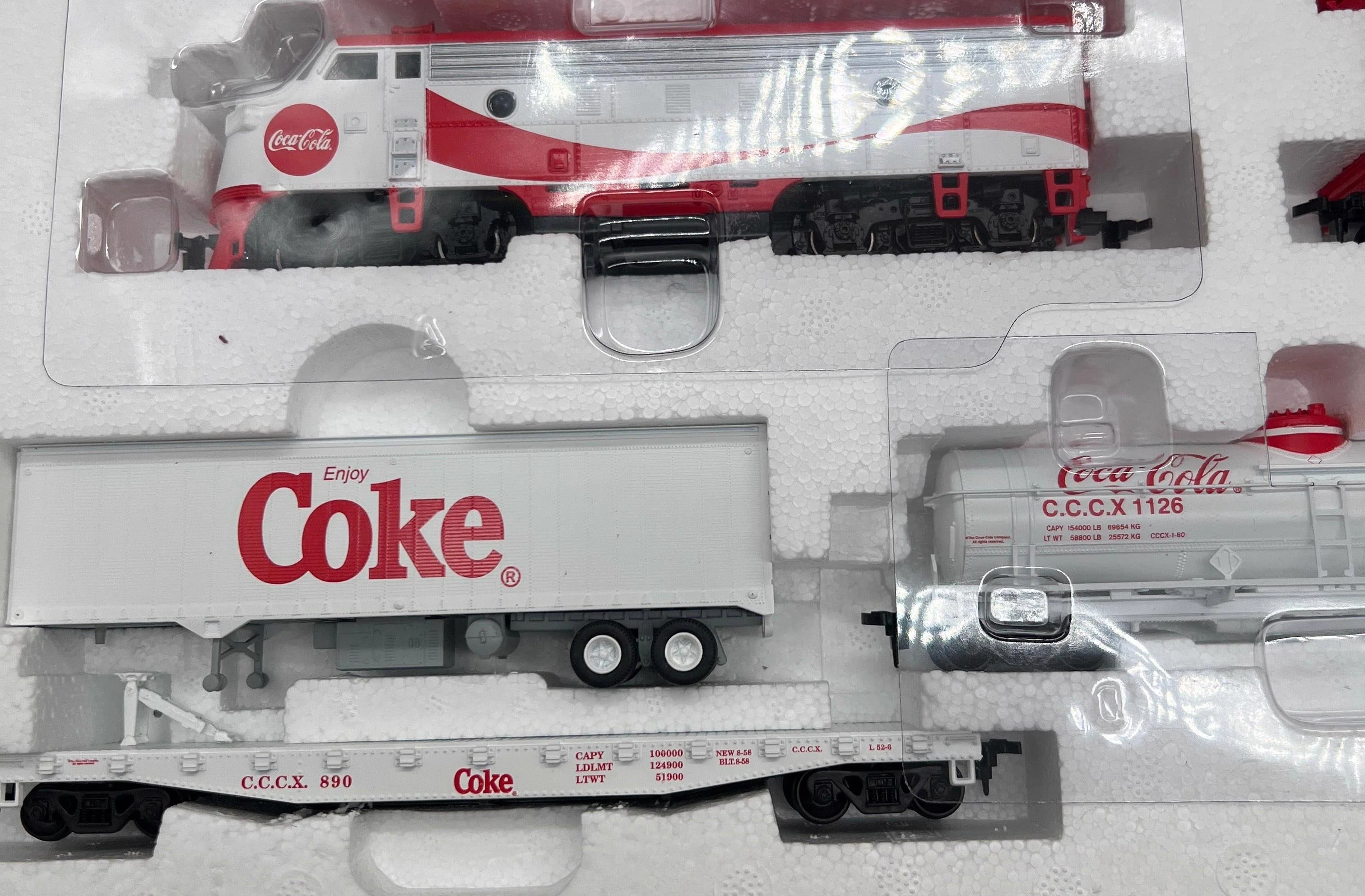 Athearn Coca Cola Train Set HO SCALE Like New - Image 2