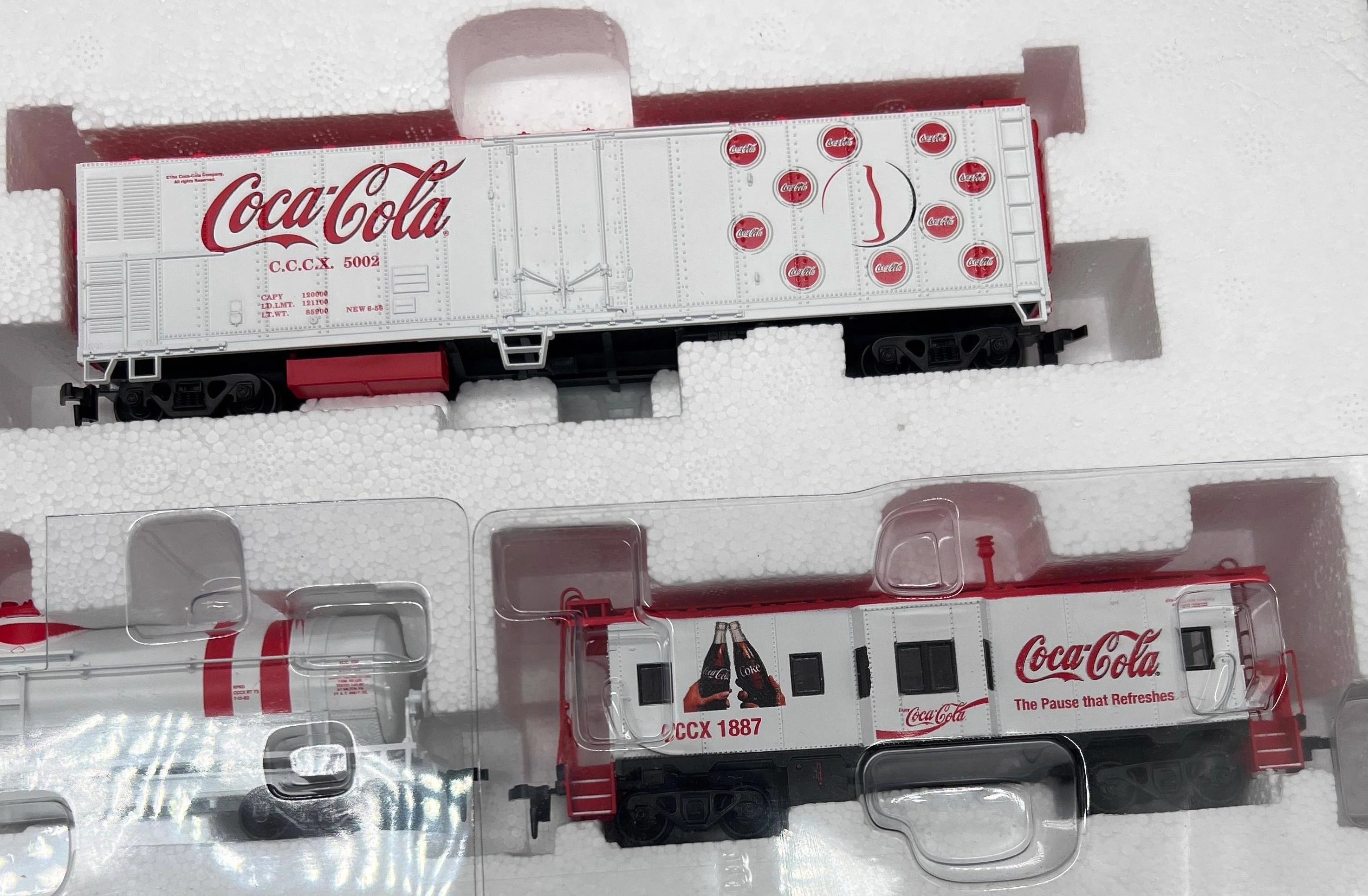 Athearn Coca Cola Train Set HO SCALE Like New - Image 3