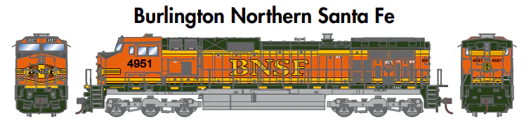 Athearn RND78045 BNSF GE Dash 9-44CW(C44-9W) diesel locomotive DCC READY HO SCALE NEW