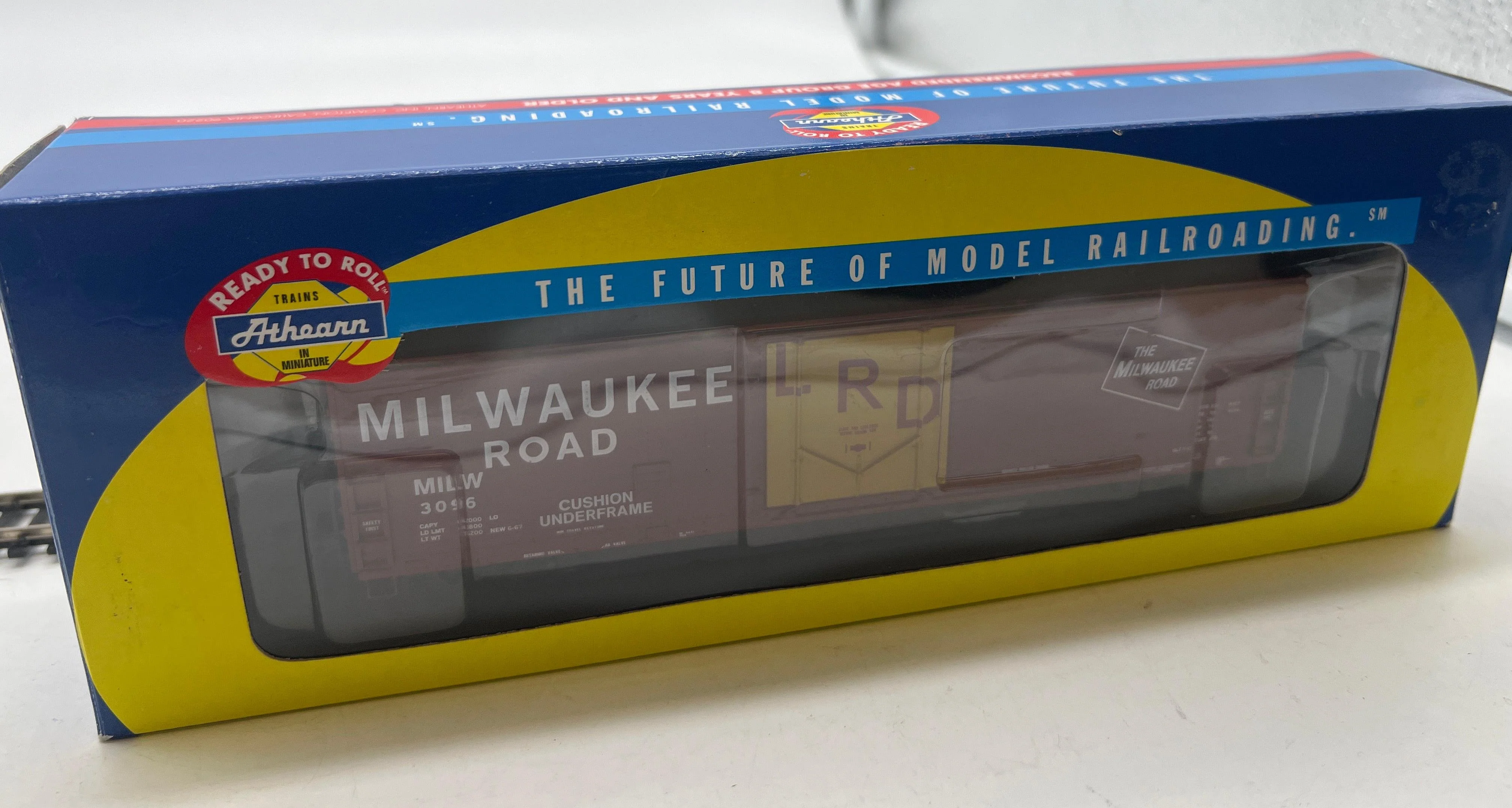 Athearn RTR 91254 Milwaukee Road 50' PD Youngstown Box Car 3096 HO SCALE Like New - Image 3