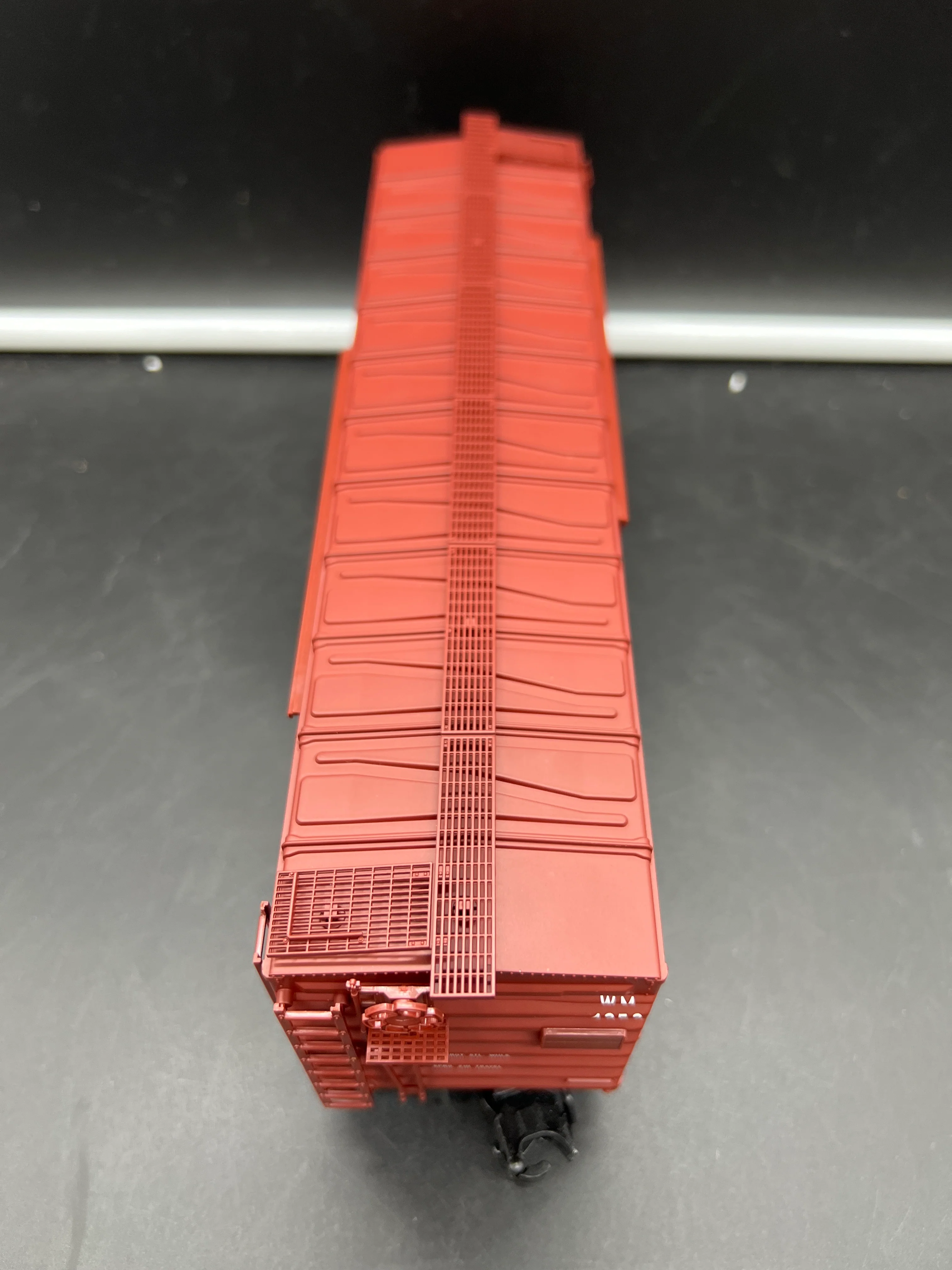 Atlas 0518-4 Western Maryland 40' Sliding Door Boxcar 4252 3 Rail O SCALE Used Excellent Damaged Box AS IS - Image 4