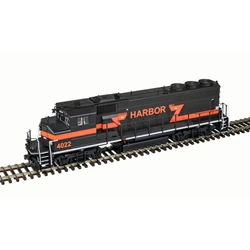 Atlas 10004395 MASTER SILVER  GP40-2W INDIANA HARBOR BELT #4022 DC locomotive HO SCALE NEW