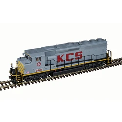 Atlas 10004397 MASTER SILVER GP40-2W KANSAS CITY SOUTHERN #2916 DC locomotive HO SCALE NEW