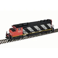 Atlas 10004403 MASTER SILVER GP40-2W CANADIAN NATIONAL [ZEBRA STRIPES] #9658 DC HO SCALE NEW