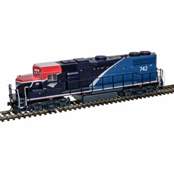 Atlas 10004551 AMTRAK PHASE VII GP38-2 TRAINMAN SILVER #740 HO Scale NEW