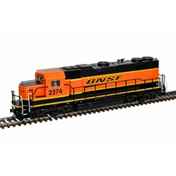 Atlas 10004554 BNSF "H4" GP38-2 TRAINMAN SILVER #2323 HO Scale NEW