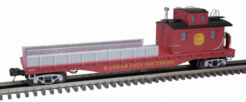 Atlas 3001238, 3001244 Kansas City Southern Premier Crane Car and Tender (Set of 2) O Scale NEW limited - Image 3