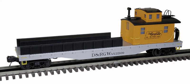 Atlas 3001240 Rio Grande Premier Crane Car AND 3001246 Crane Tender (Set of 2) O Scale limited NEW - Image 3