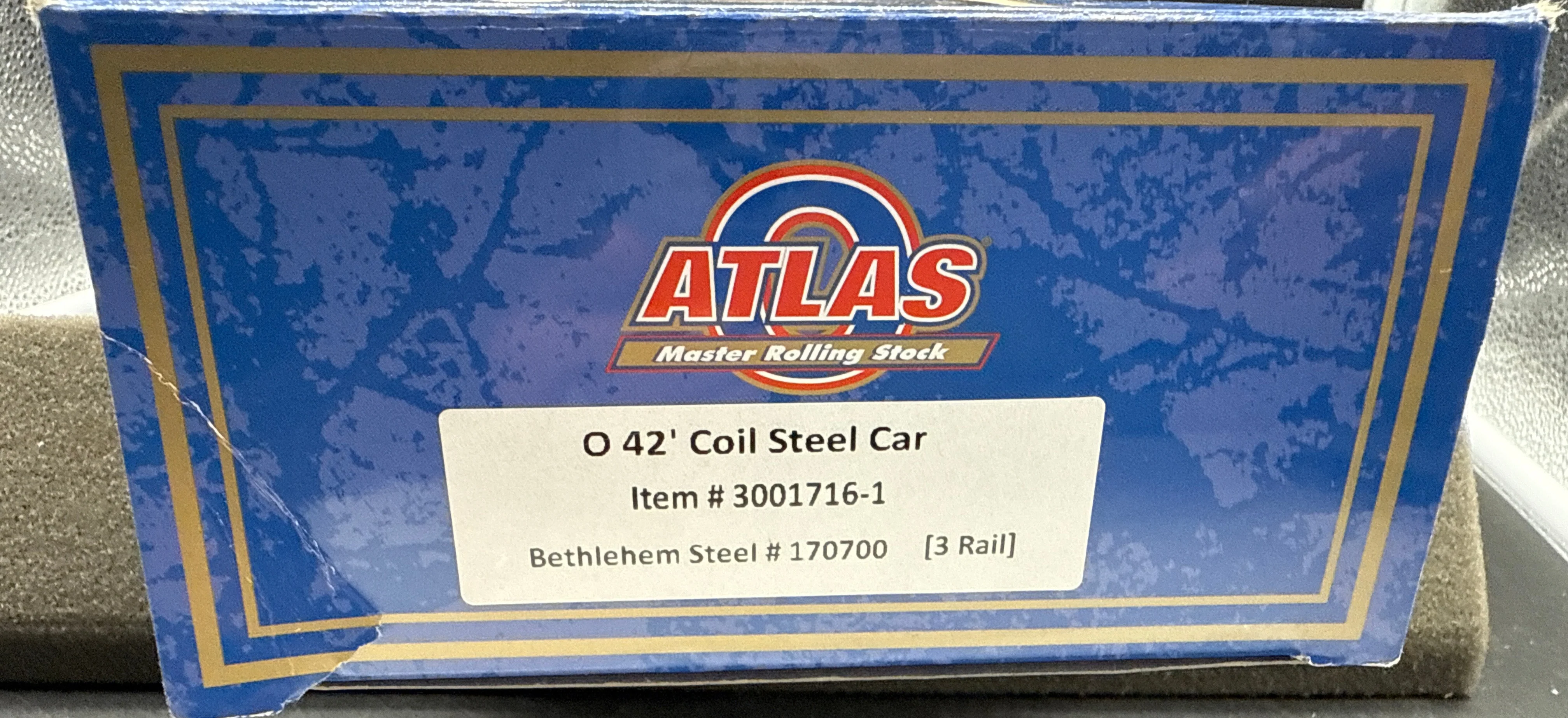 Atlas 3001716-1 BETHLEHEM STEEL 42' Coil Steel Car O Scale NEW Damaged Box - Image 4