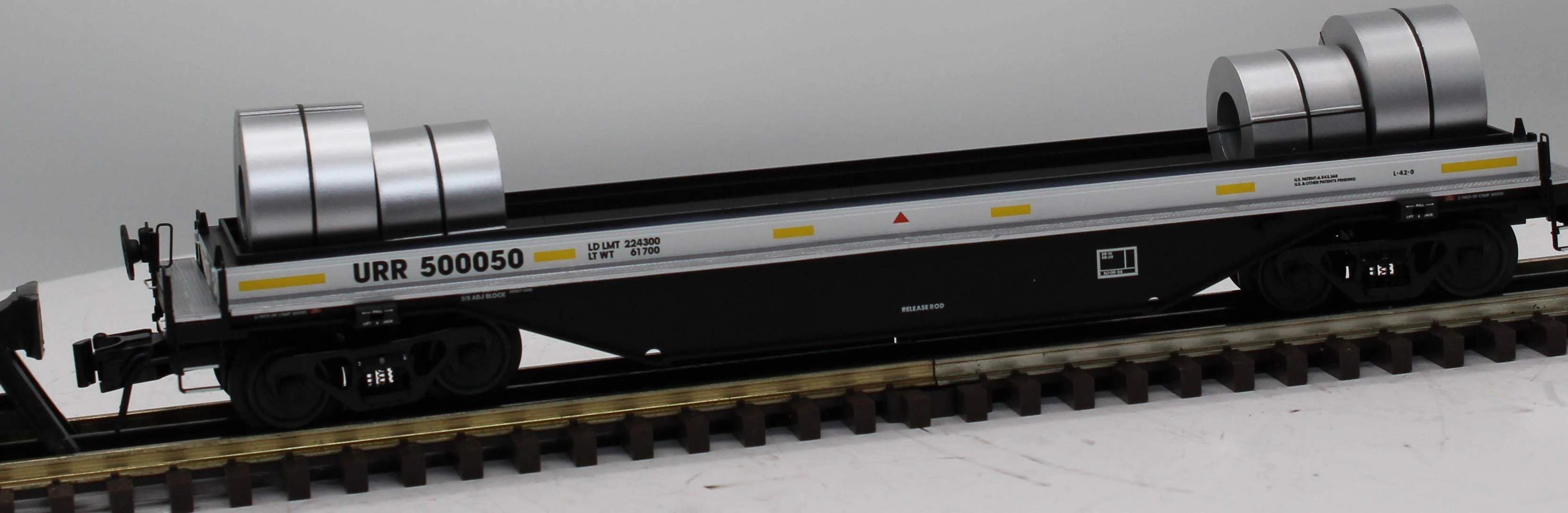 Atlas 3001725-2 UNION RAILROAD 42' Coil Steel Car O Scale limited Like New - Image 4