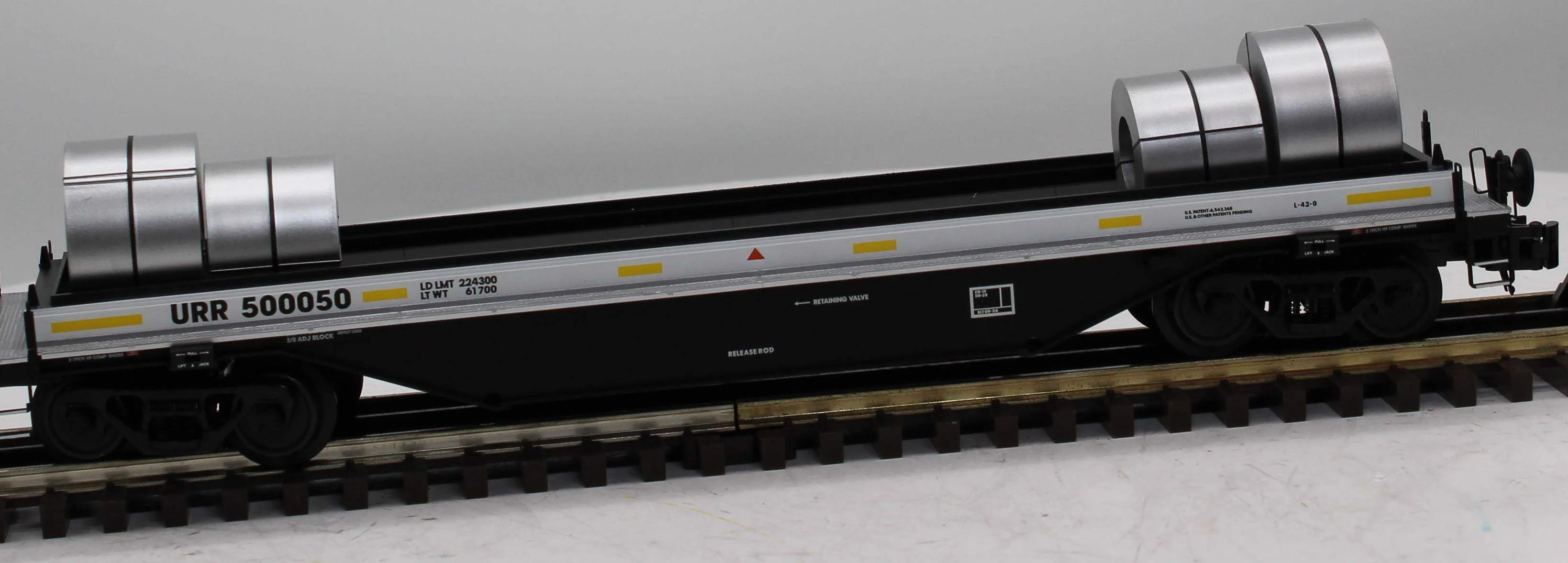 Atlas 3001725-2 UNION RAILROAD 42' Coil Steel Car O Scale limited Like New - Image 8