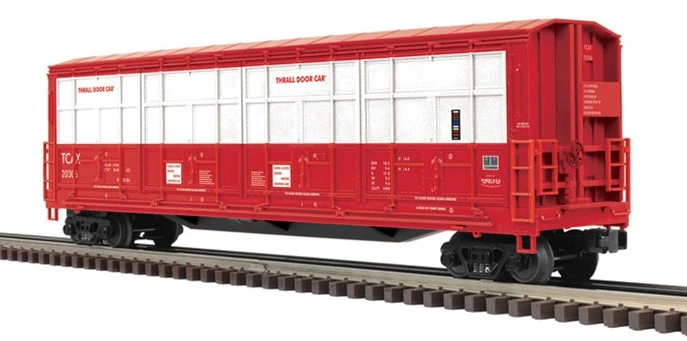 Atlas 3001799-1 THRALL DEMONSTRATOR 55' All Door Box Car PREMIER #20306 limited O Scale NEW
