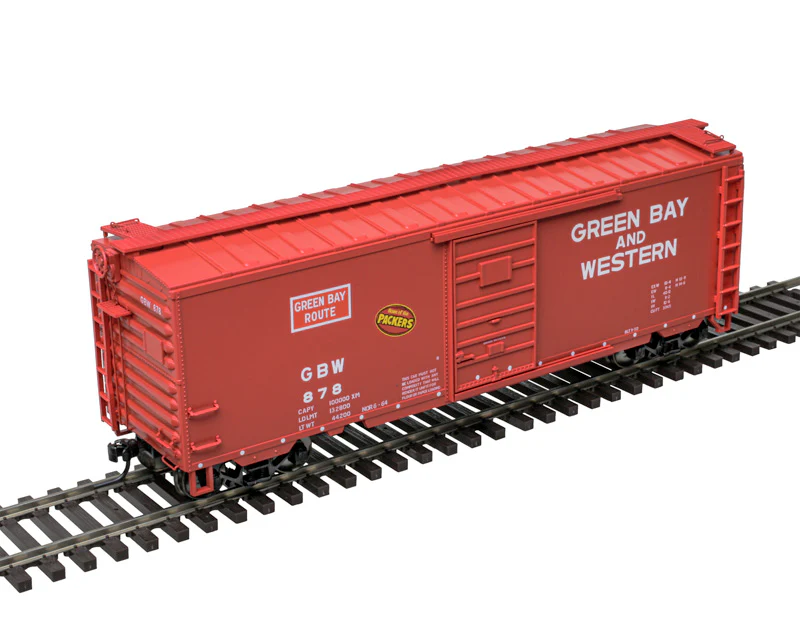 Atlas 3001896-2 GREEN BAY AND WESTERN 40' PS-1 Box Car #878 PREMIER LIMITED O Scale NEW