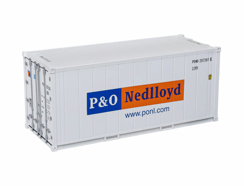 Atlas 3002593-6 P&O NEDLLOYD 20' Refrigerated Container #PONU 2974458 limited O Scale NEW