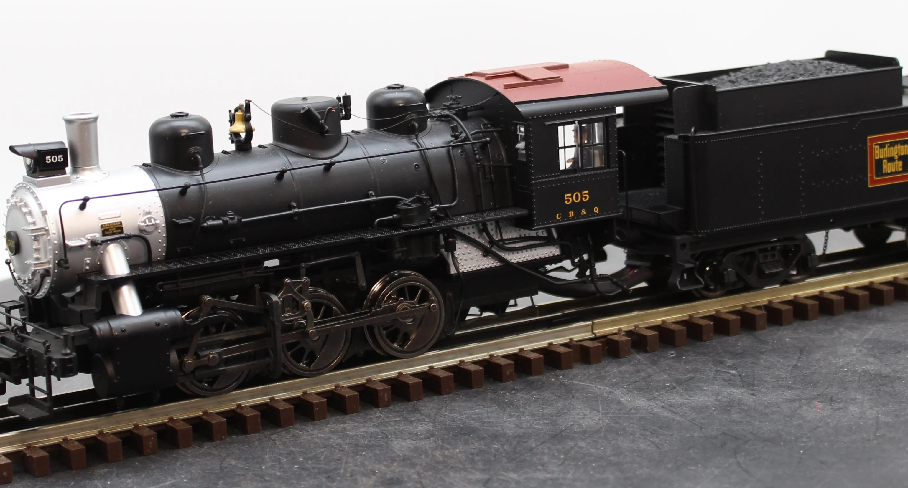 Atlas 3701-2 USRA 0-6-0 Steam locomotive and Tender Burlington #505  O SCALE Like New - Image 3