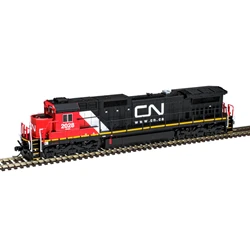 Atlas 40005651 N MASTER SILVER DASH 8-40C CANADIAN NATIONAL #2028 DC / DCC READY N SCALE NEW