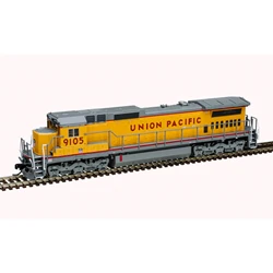 Atlas 40005663 N MASTER SILVER DASH 8-40C UNION PACIFIC #9144 DC/DCC READY N SCALE NEW
