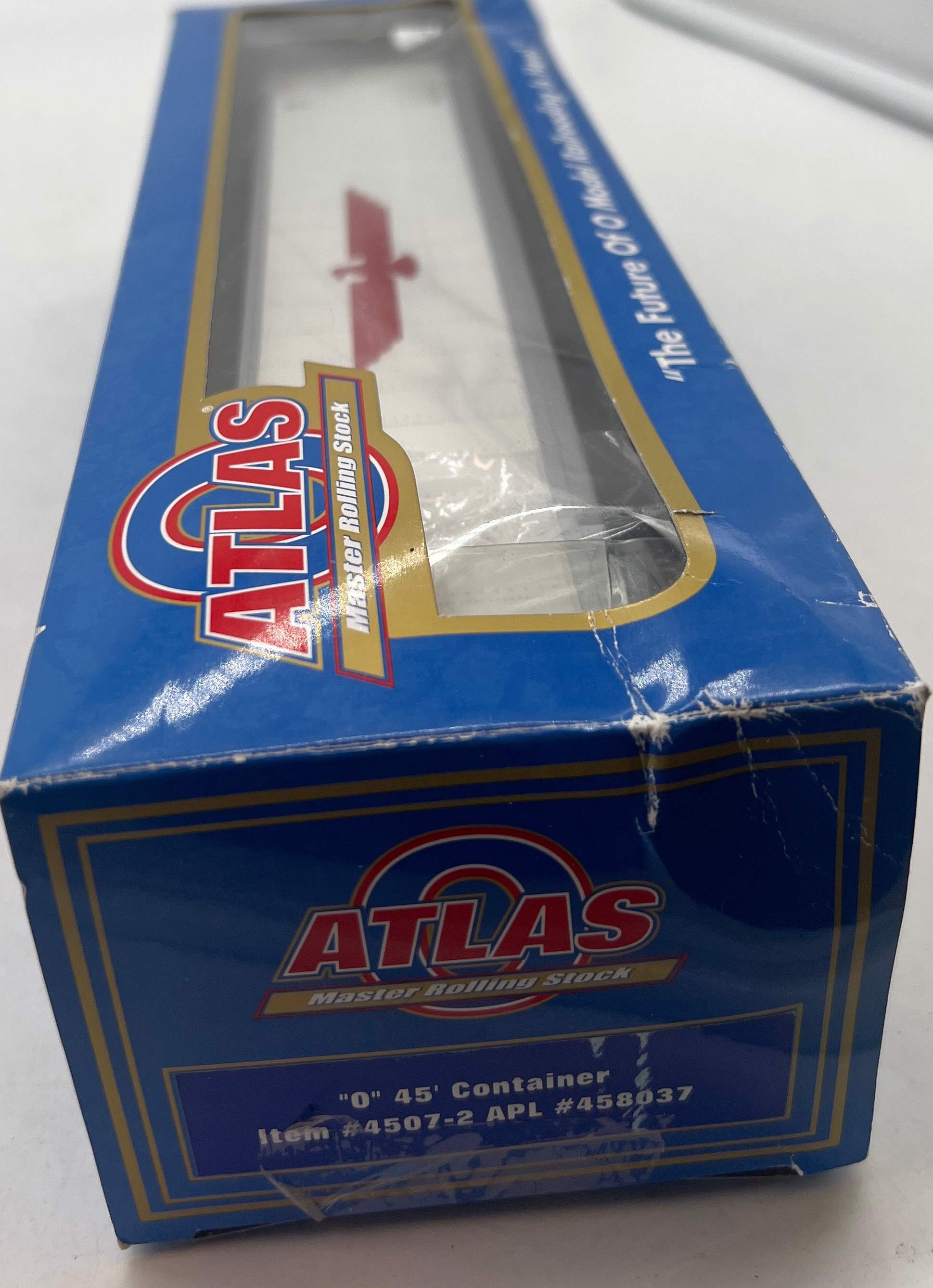 Atlas 4507-2 APL 45' Container 458037  limited O SCALE Like New - Image 2