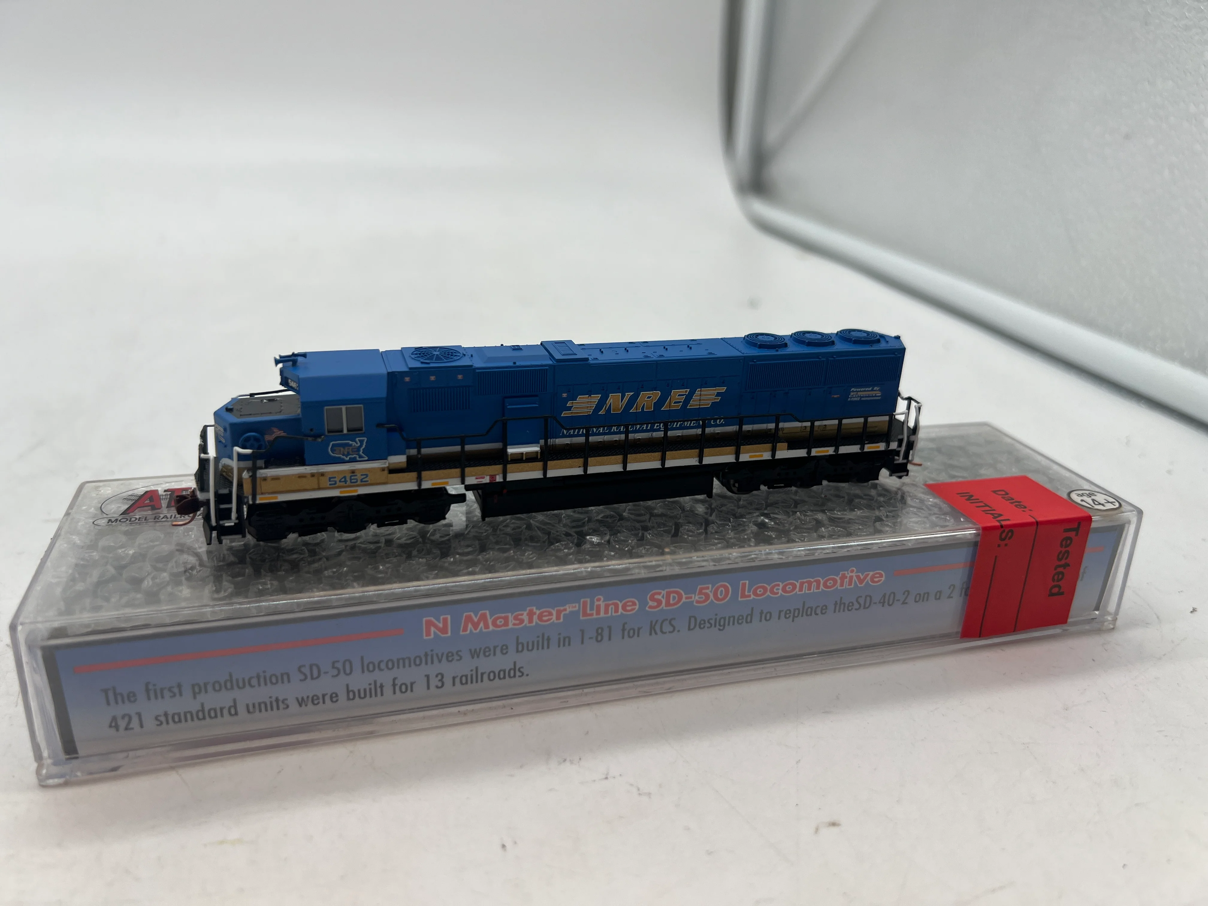 Atlas 49378 NATIONAL RAILWAY EQUIPMENT CO SD-50 DIESEL LOCOMOTIVE 5462 DCC N SCALE Like New - Image 4