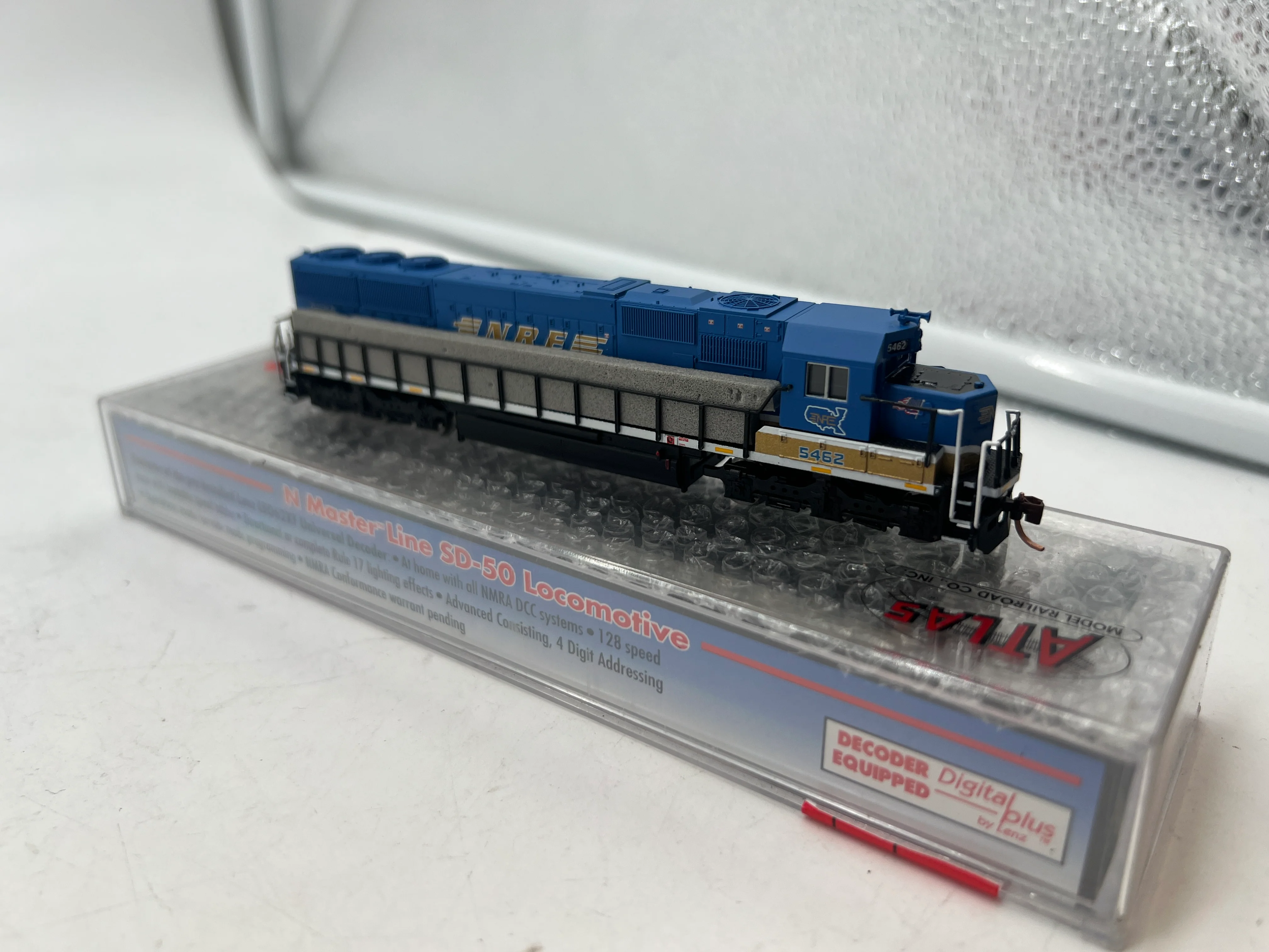 Atlas 49378 NATIONAL RAILWAY EQUIPMENT CO SD-50 DIESEL LOCOMOTIVE 5462 DCC N SCALE Like New - Image 5