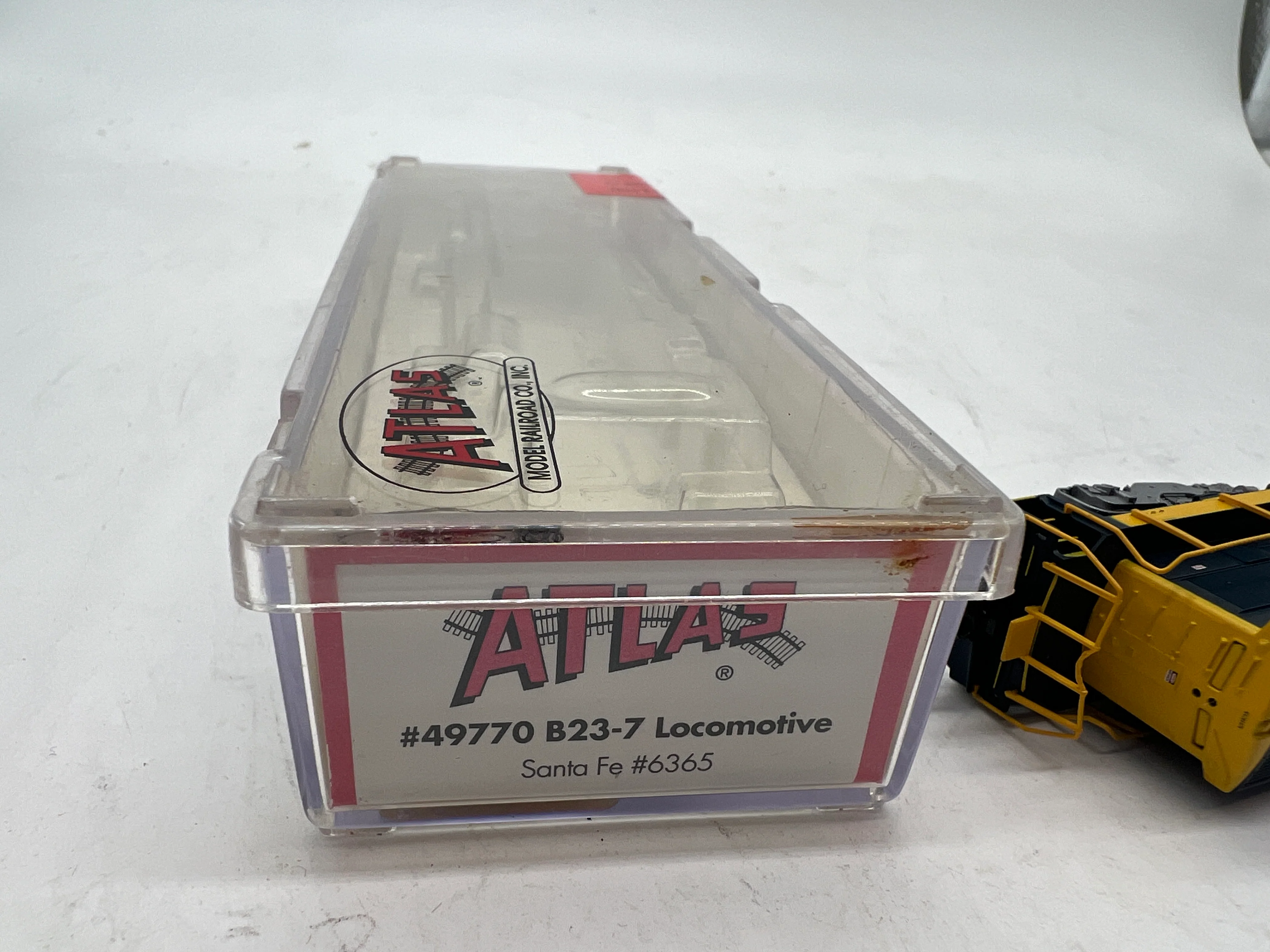 ATLAS #49770 B23-7 SANTA FE #6365 DIESEL LOCOMOTIVE DECODER EQUIPPED N SCALE  Like New - Image 5