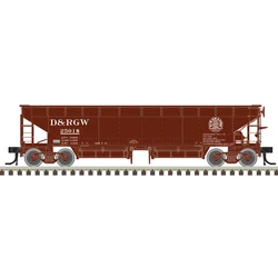 Atlas 50006607 MASTER RIO GRANDE 70-TON HART BALLAST CAR  #25033 N SCALE NEW