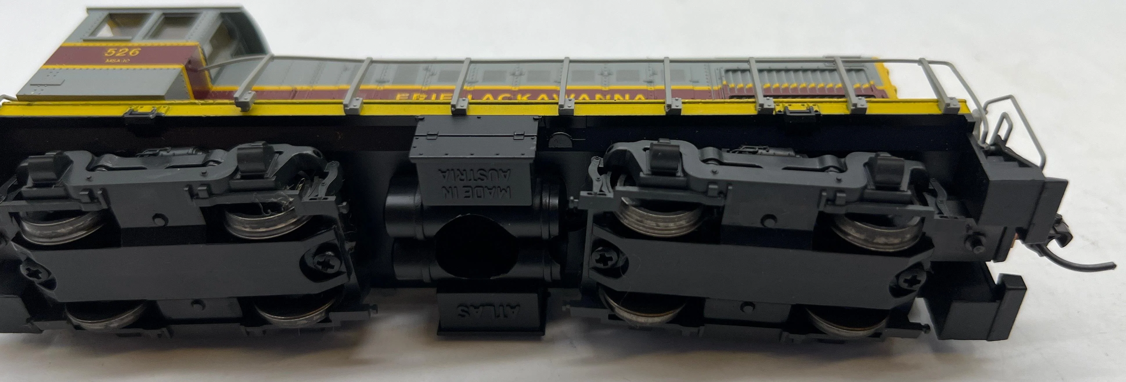 Atlas 526 Erie Lackawanna S-2 Diesel Locomotive HO SCALE Like New No Box - Image 2