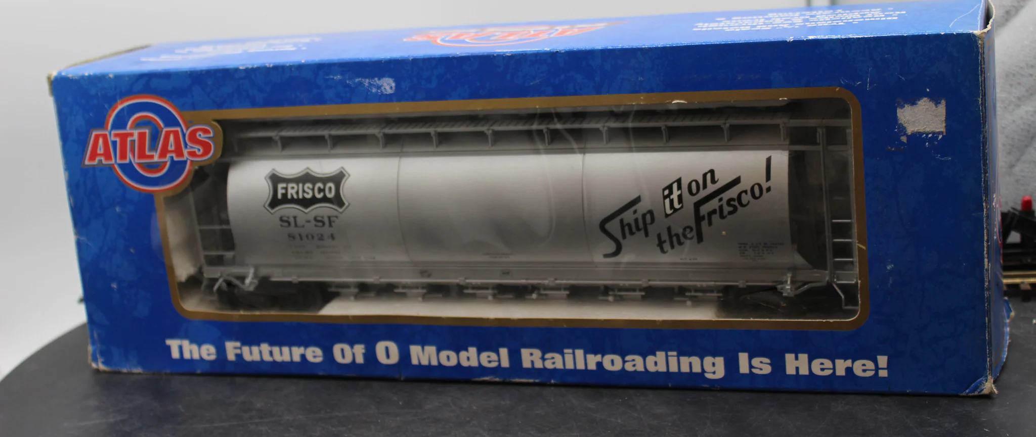 Atlas 6333-2 ATLAS ACF 6-BAY CYLINDRICAL HOPPER Frisco 81024 3 RL O SCALE Used Excellent - Image 8