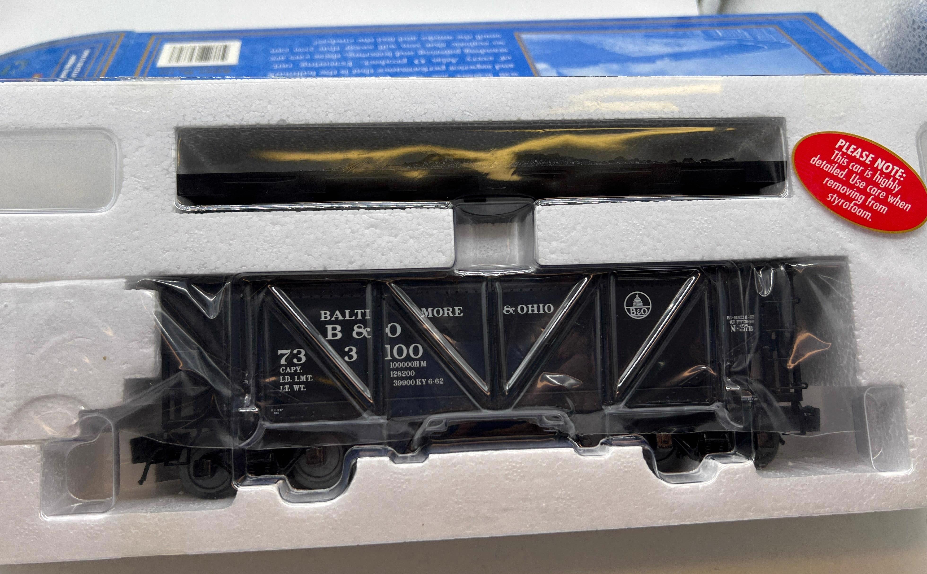 Atlas 6437-2 BALTIMORE & OHIO B&O 50 Ton War Emergency Hopper 3 rl O Scale NEW - Image 2