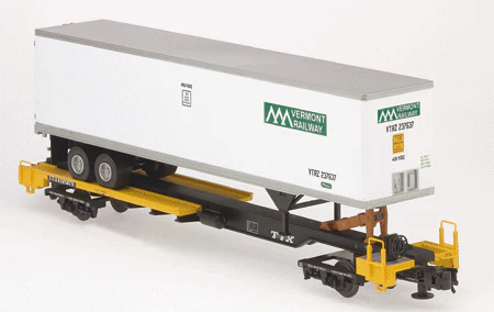 Atlas 6953-4 VERMONT RAILWAY 45' Pines Trailer Front Runner O Scale NEW