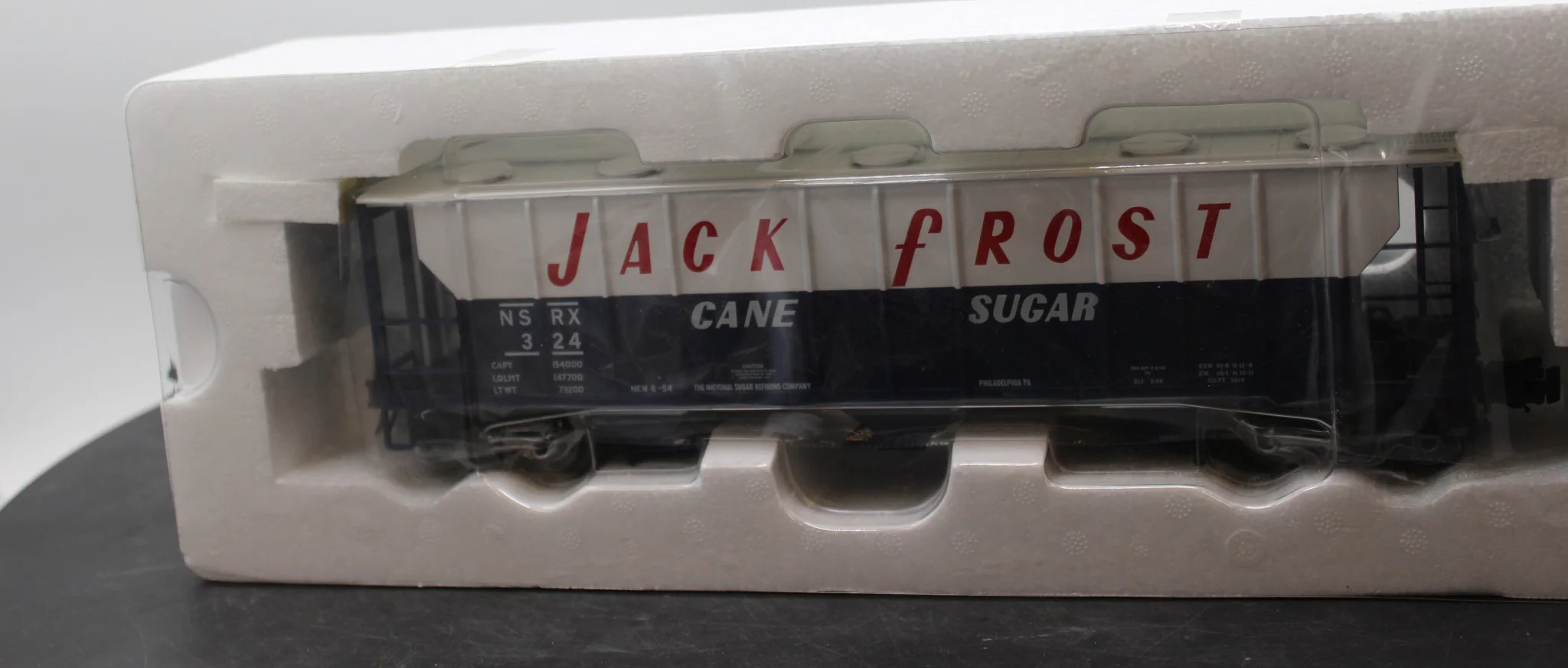 Atlas 832-2 O Jack Frost Sugar Trainman 3 Bay PS-2 Hopper Car O SCALE NEW - Image 2