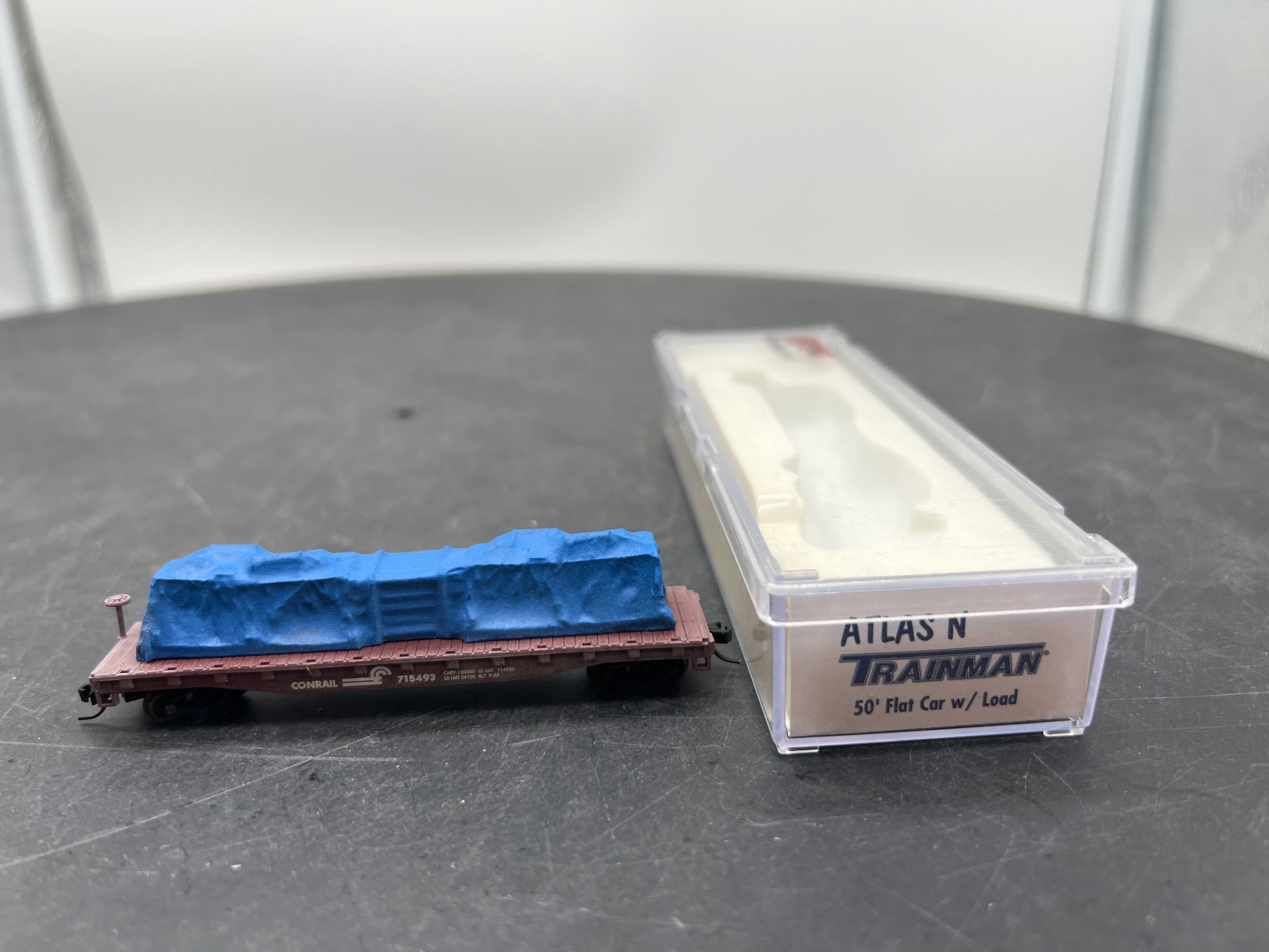 Atlas Conrail Flatcar with load N SCALE Like New - Image 4