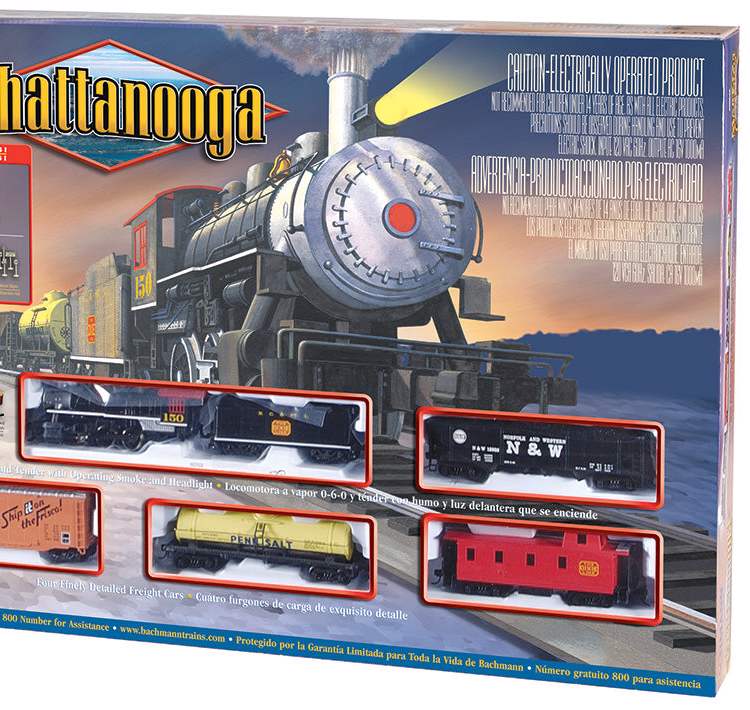 Bachmann 00626 CHATTANOOGA STEAM ENGINE SET HO SCALE NEW - Image 2