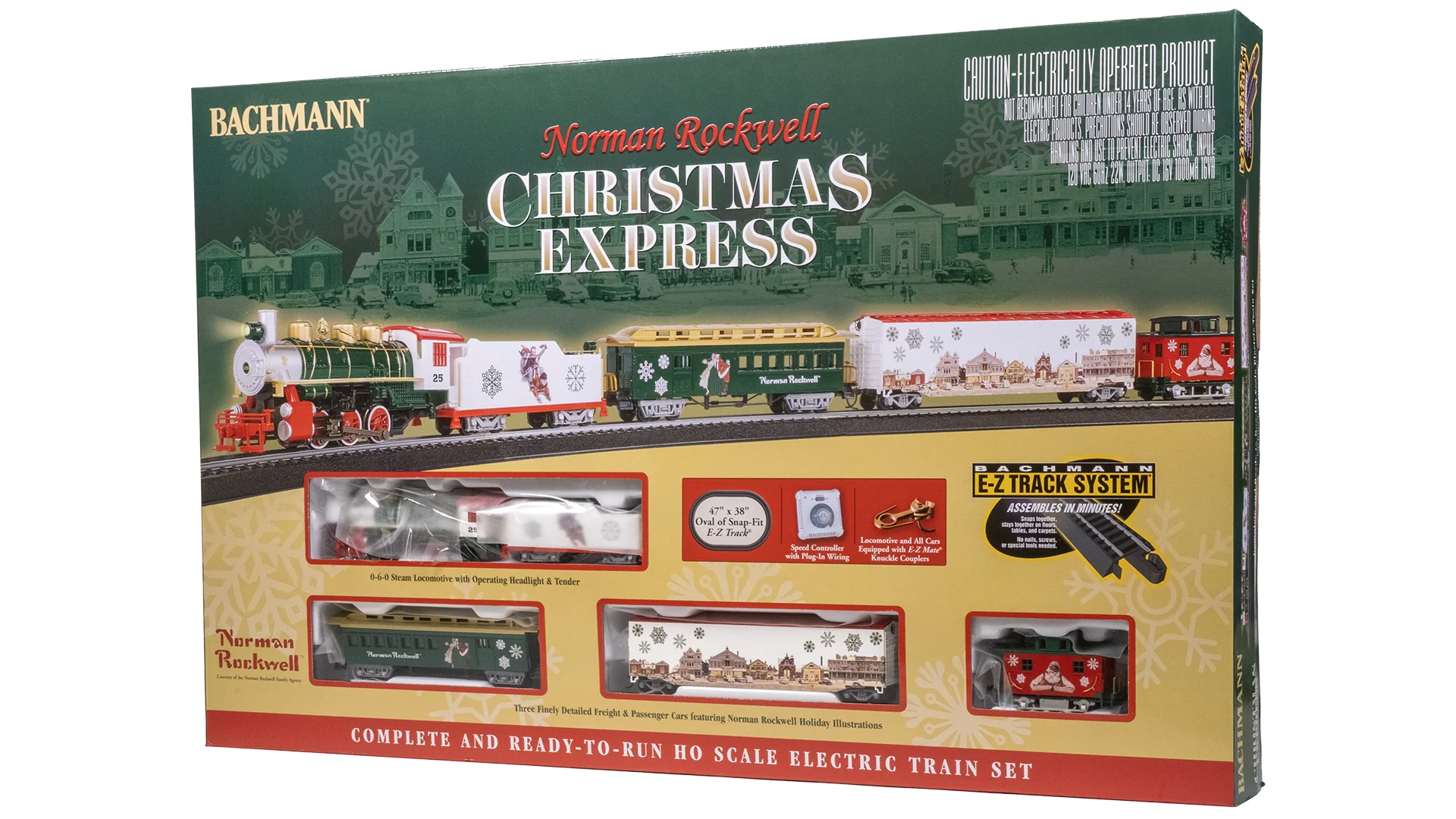 Bachmann 00774 NORMAN ROCKWELL CHRISTMAS EXPRESS train set limited HO SCALE NEW - Image 2