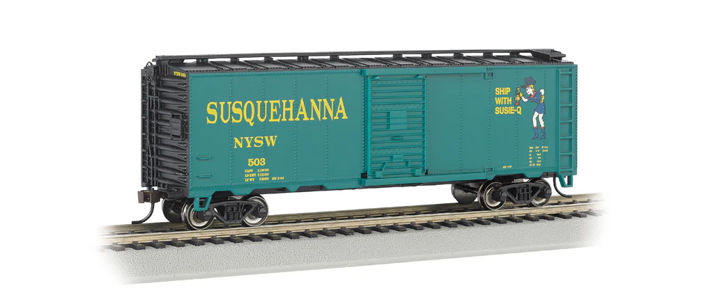 Bachmann 17001 40' BOX CAR - NYSW (SUZY-Q) #503 HO SCALE NEW - Image 4