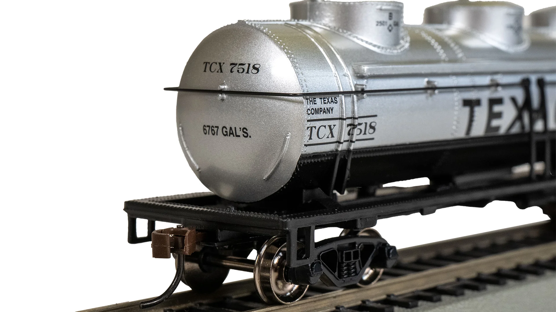 Bachmann 17112 40' THREE-DOME TANK CAR - TEXACO #7518 HO SCALE Like New - Image 6