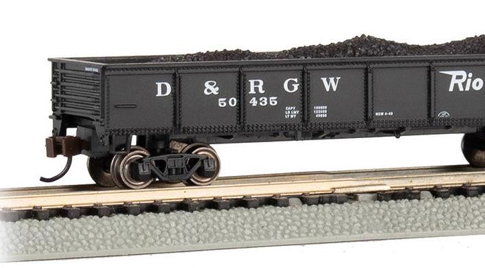 Bachmann 17254 40' GONDOLA - D&RGW #50435 N SCALE NEW