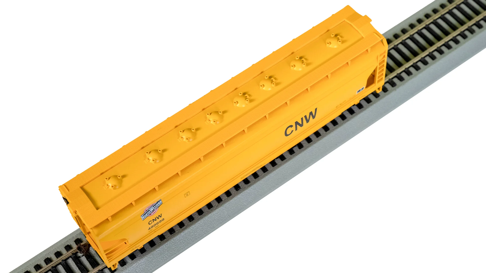 Bachmann 17559 56' ACF CENTER-FLOW HOPPER - CHICAGO & NORTH WESTERN #490699 HO SCALE NEW - Image 2