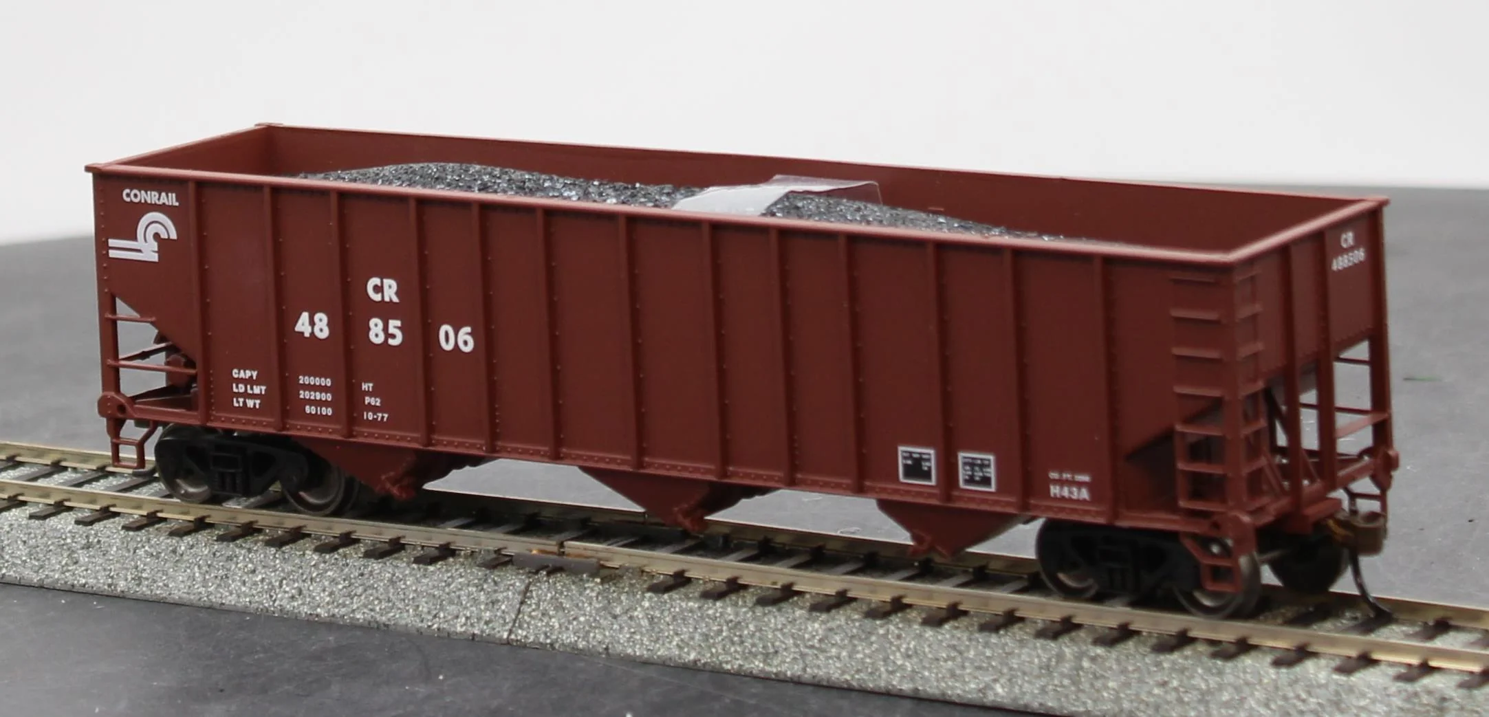 Bachmann 18712 BETHLEHEM STEEL 100 TON 3 BAY HOPPER - CONRAIL #488506 HO SCALE NEW - Image 4