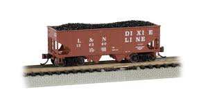 Bachmann 19560 Louisville & Nashville LN Dixie Line USRA 55 Ton 2-Bay Hopper N Scale NEW