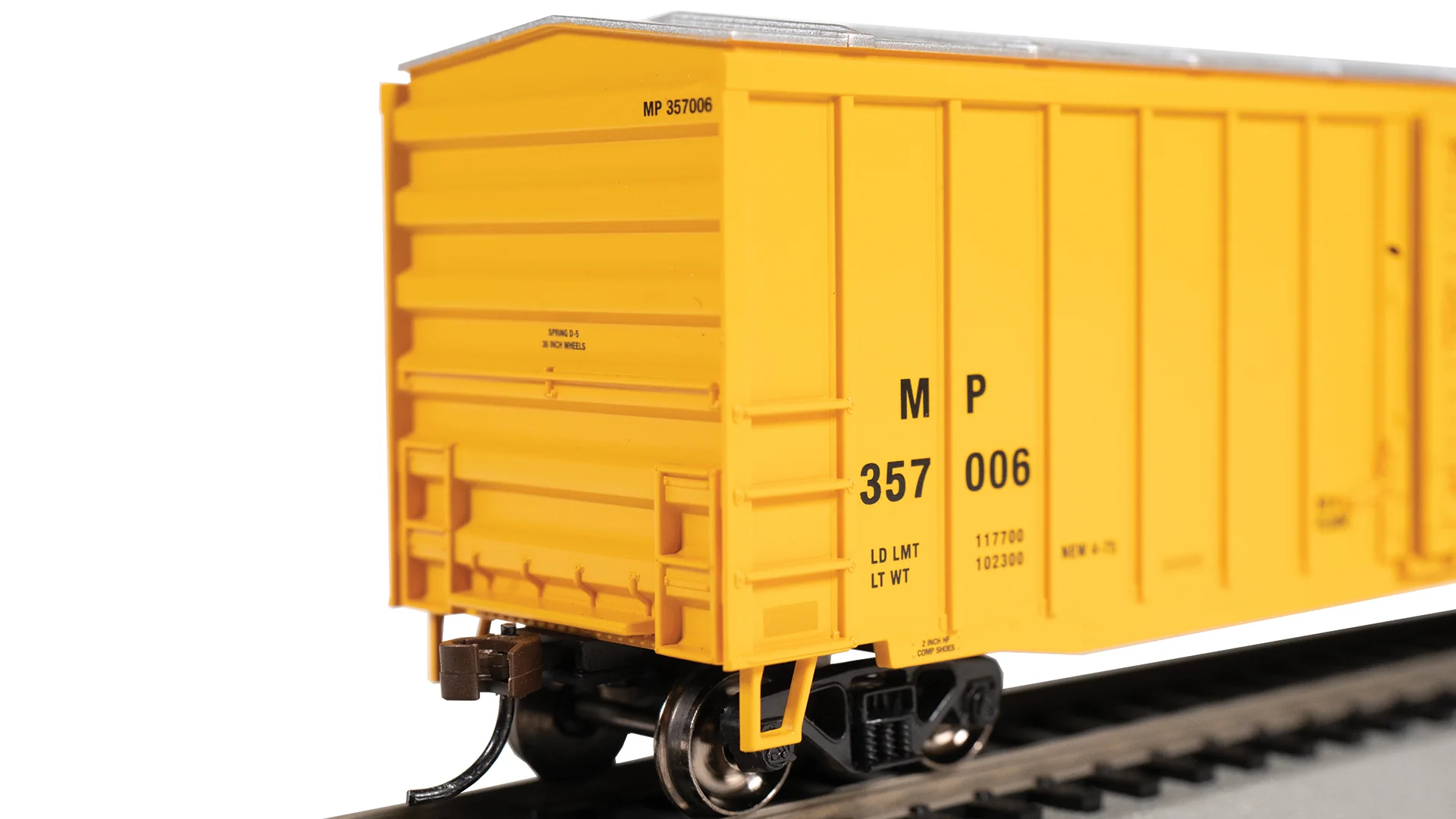 Bachmann 19615 50'6" OUTSIDE BRACED SLIDING DOOR BOX CAR - UNION PACIFIC #357006 HO SCALE NEW - Image 4