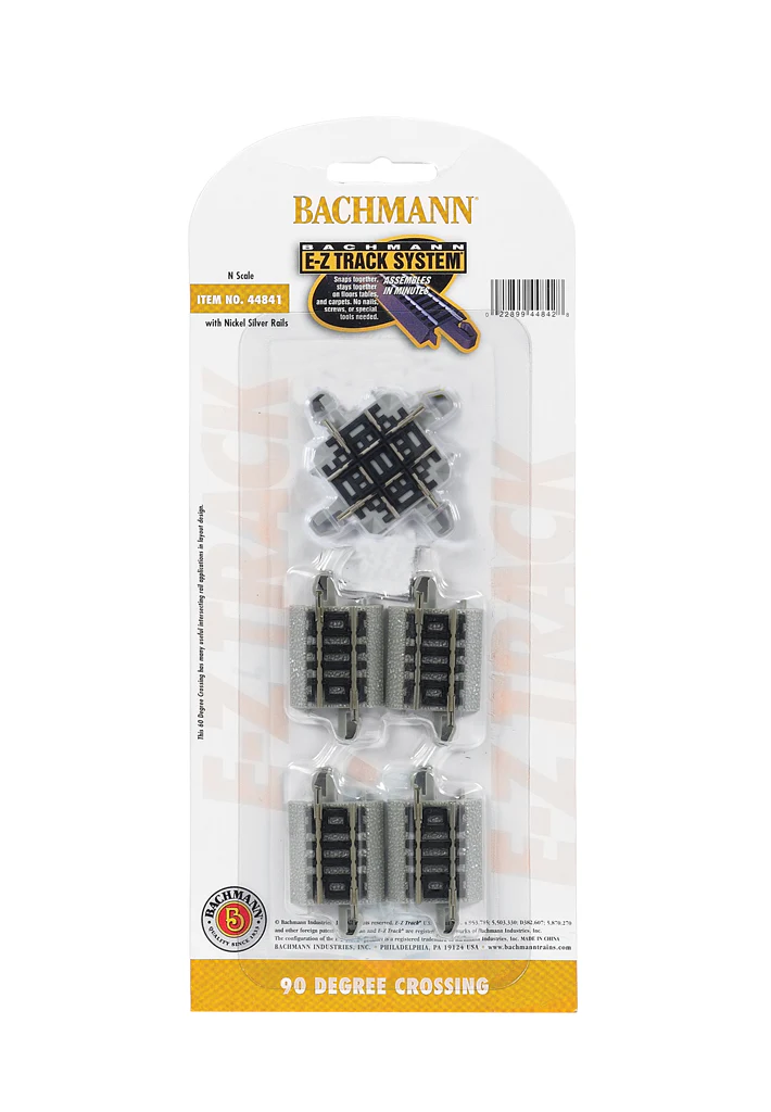 Bachmann 44841 90 DEGREE CROSSING TRACKS N SCALE NEW