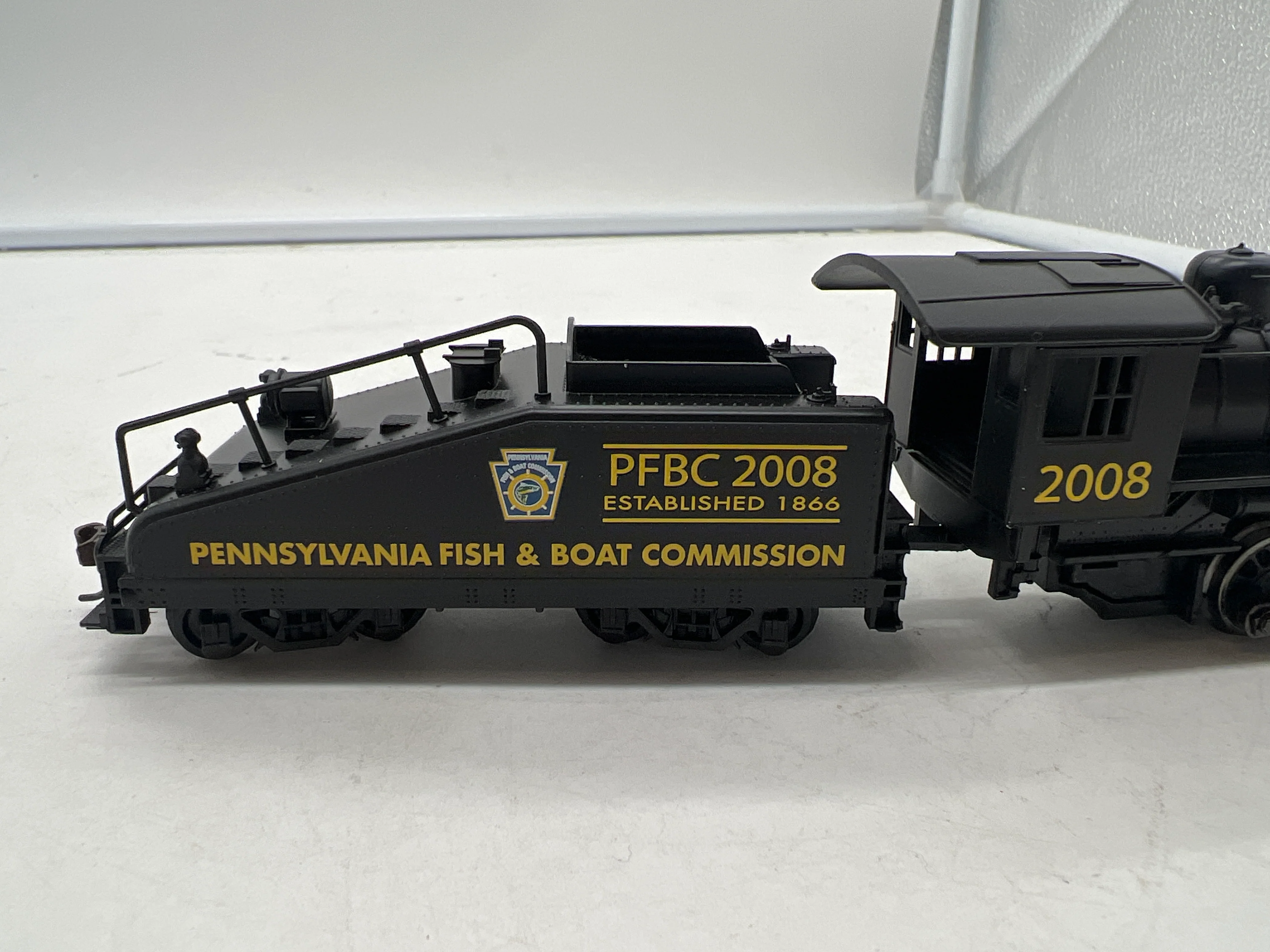 Bachmann 50631-SE Special Edition Pennsylvania Fish & Boat Commission 2008 0-6-0 Steam Locomotive DC HO SCALE Like New - Image 4